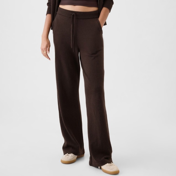 Chocolate Brown GAP Cash Soft Sweater Pant - Picture 1 of 4